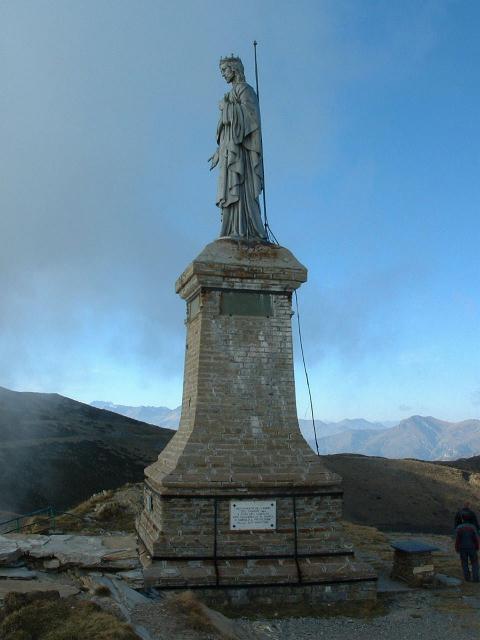 Christusstatue auf dem Mont Saccarel