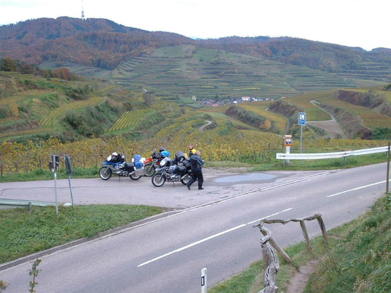 Kurze Rast am Kaiserstuhl